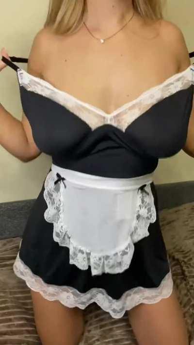 Can I be your personal busty maid